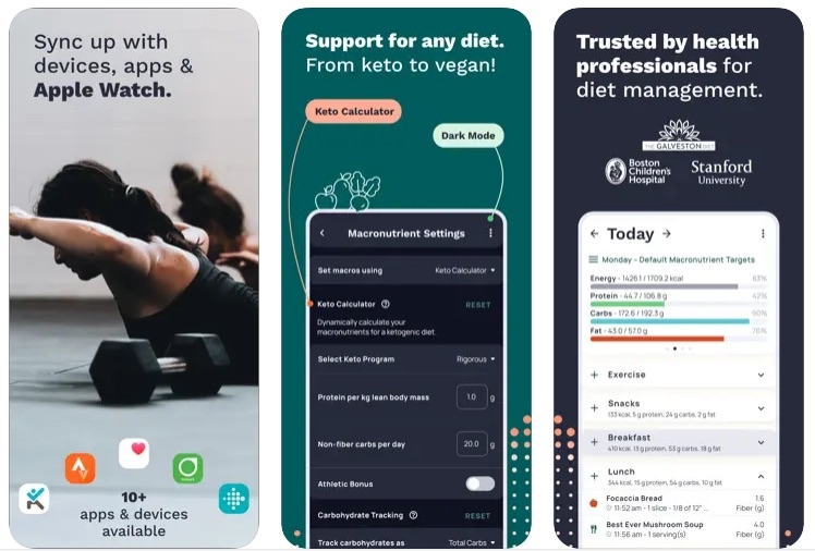 Cronometer - Kalorienzähler-App für Android und iOS