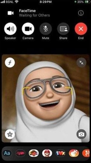 ¿Qué significa la F en FaceTime iOS 17?