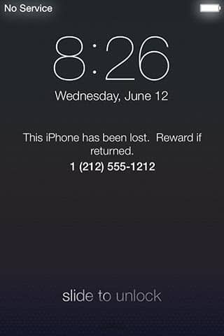 iOS 7 : Activation Lock + Find My iPhone