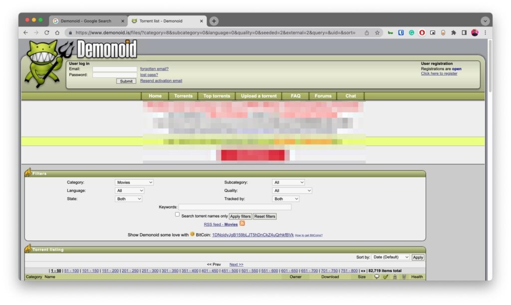 Demonoid Movies