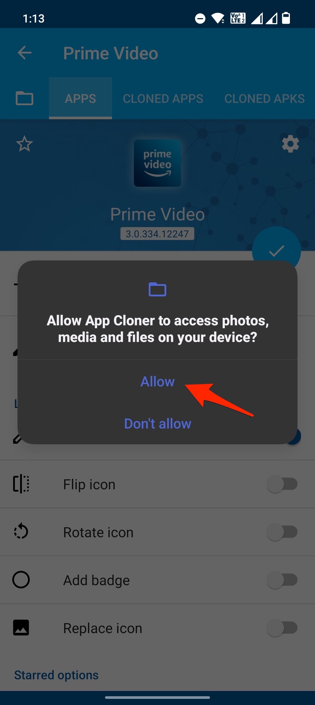 Zugriff auf die Installation von Apps erlauben
