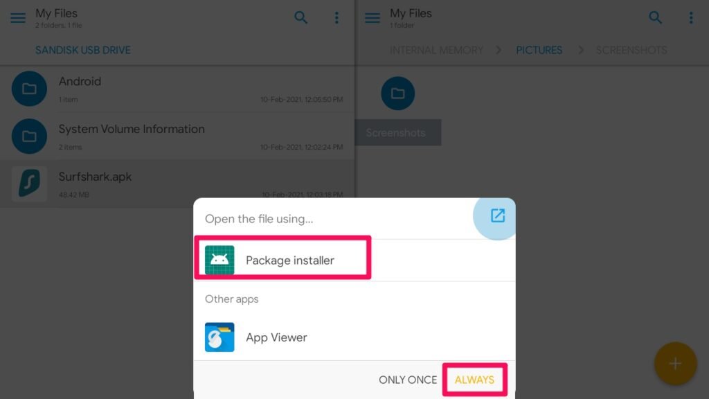Apps auf Android TV sideloaden