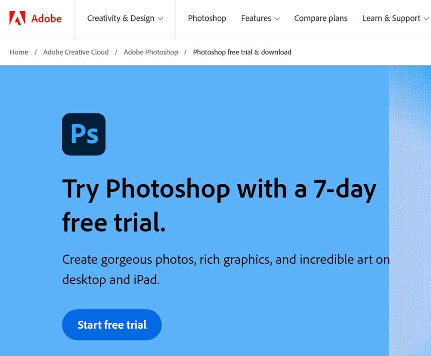 最新のAdobe Photoshopアプリをダウンロード