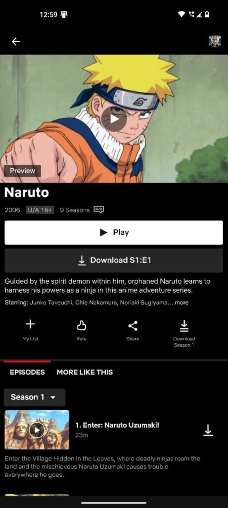 Netflix - Mejores Aplicaciones de Streaming de Anime para Android e iOS