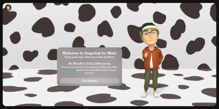 wie man Filter auf Snapchat Web verwendet