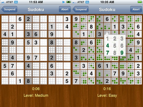 iPhone-Juwelen: Jedes Sudoku-Spiel, bewertet