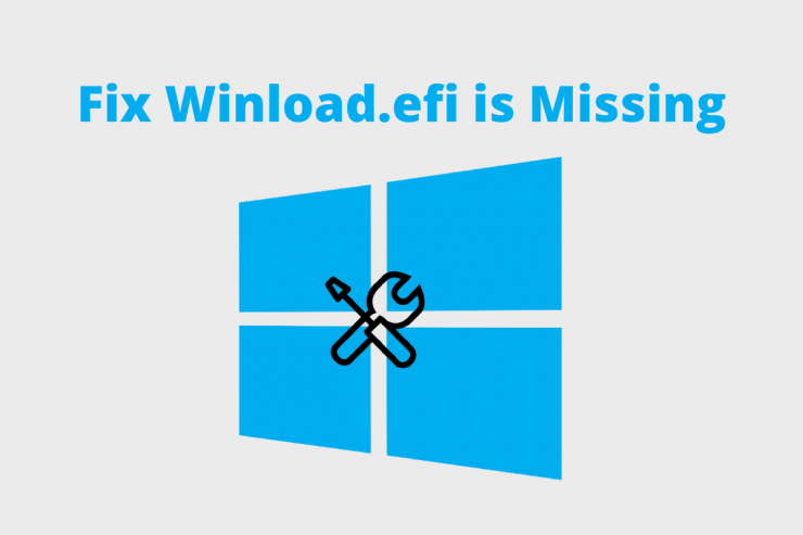 Winload.efi가 누락된 손상 수정