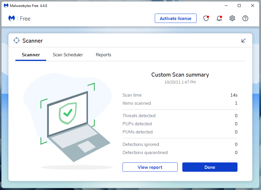 Windows Malwarebytes無料