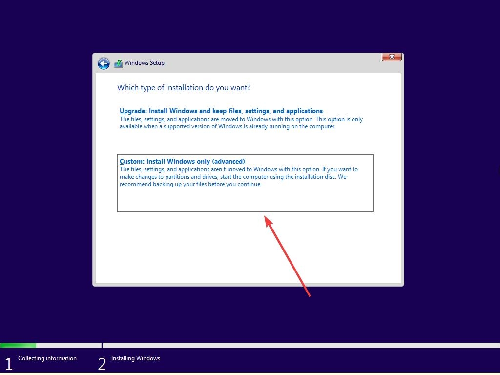 Windows 10 설치