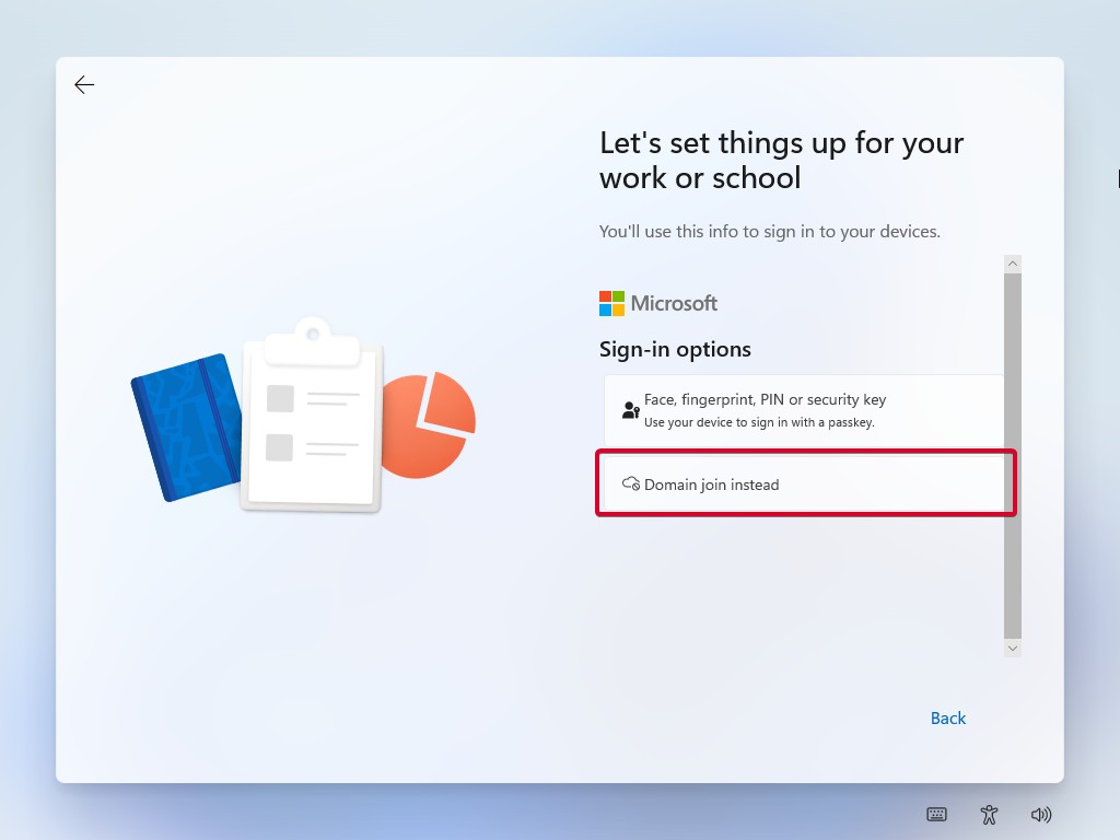 Windows 11 OOBE Domain Join Instead
