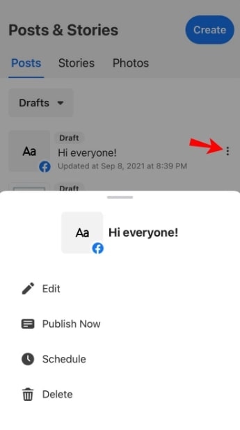 ¿Cómo encontrar borradores de Facebook en PC/Móvil?
