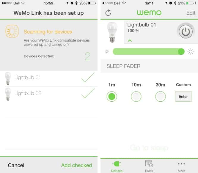 Critique : Ensemble de démarrage d'éclairage LED Belkin WeMo