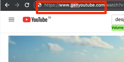 GenYouTube.com URL 추가