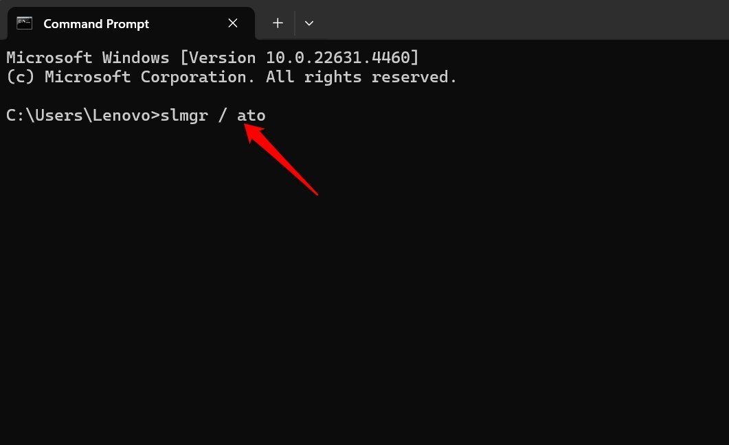 コマンドプロンプトからWindows OSをアクティブ化する方法
