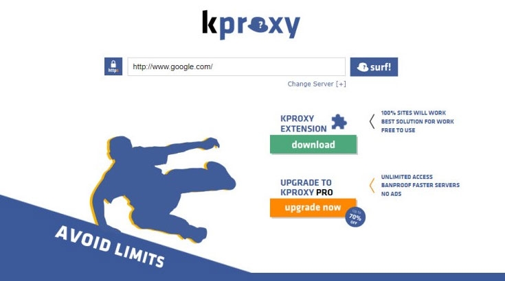 KProxy - Mejores Sitios Proxy de YouTube