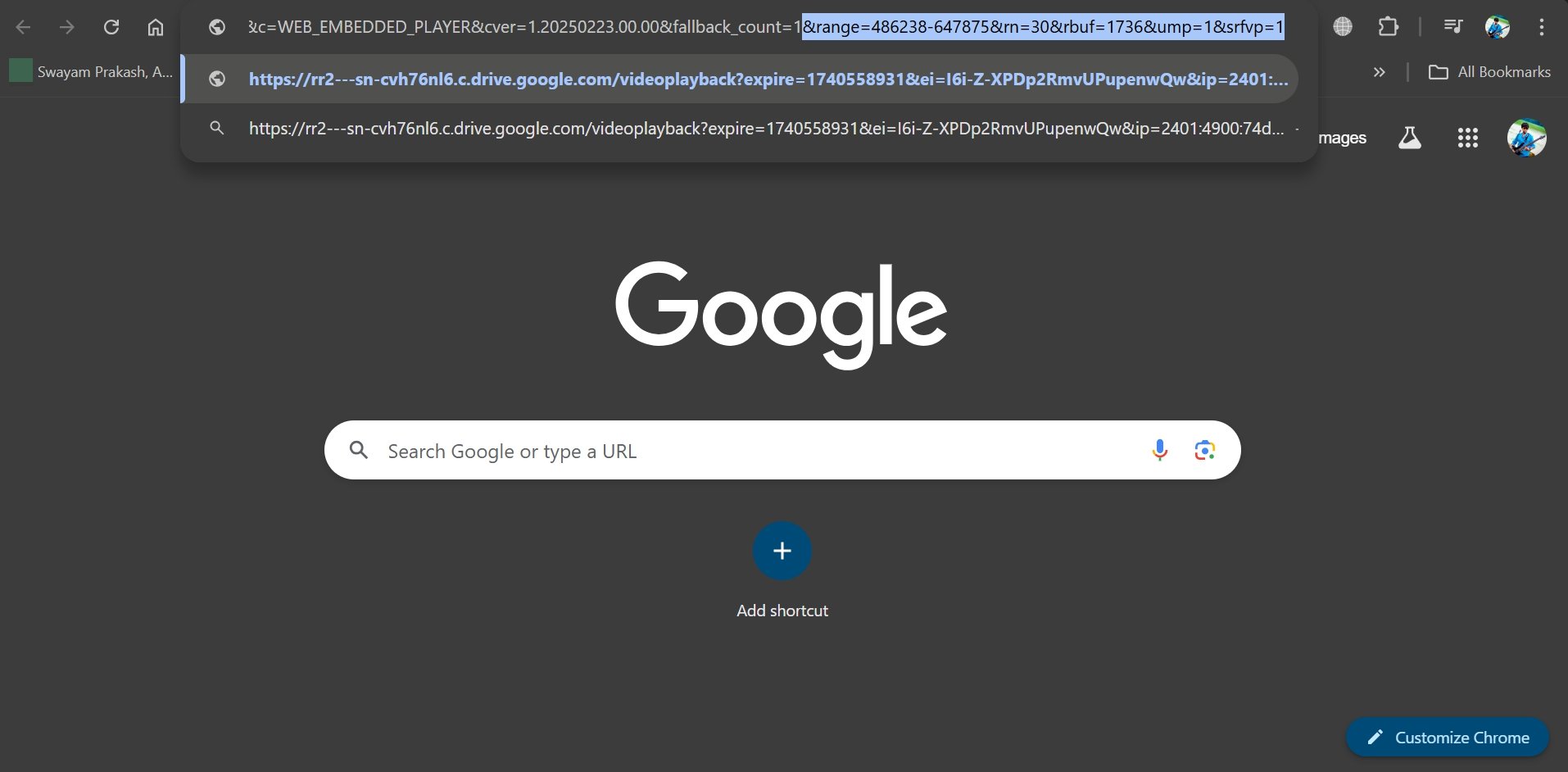 supprimer la partie sélectionnée de l'URL audio capturée