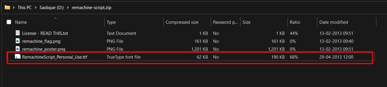 пользовательские TTF шрифты для windows 11