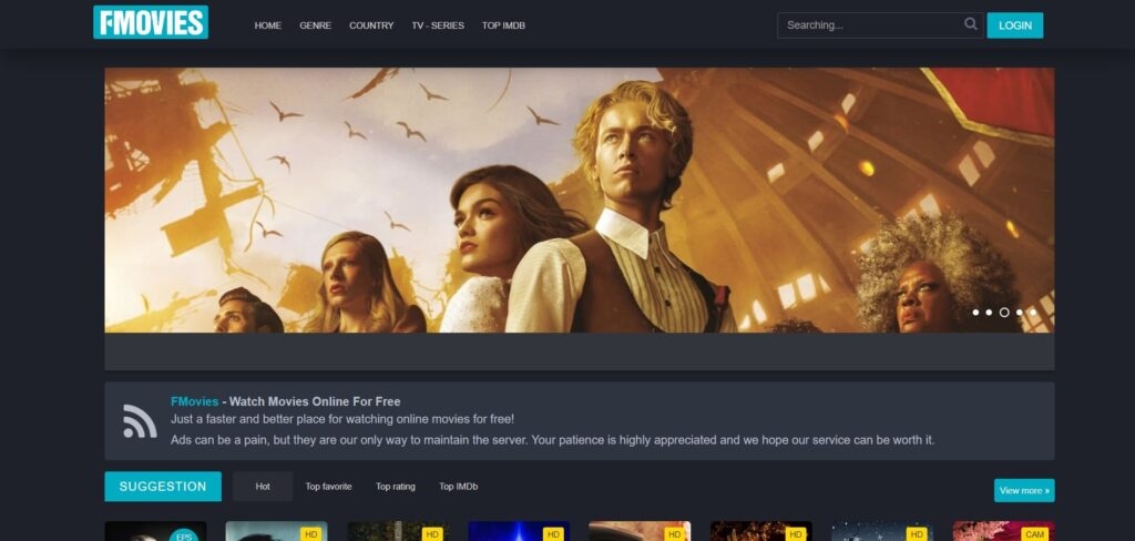 Fmovies - Mejor Sitio de Películas Sin Bloqueo