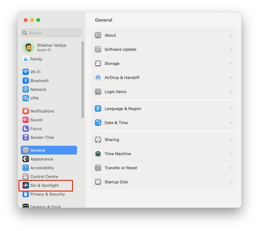 Mudar Voz da Siri