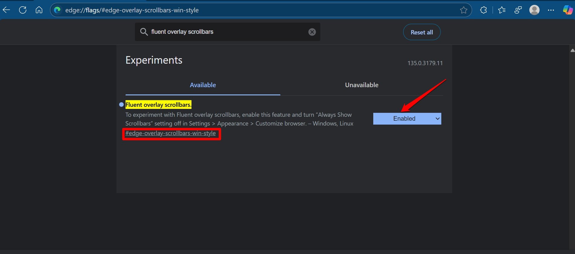 Fluent Overlay Scrollbar