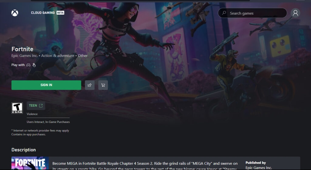 Xbox Cloud Gaming