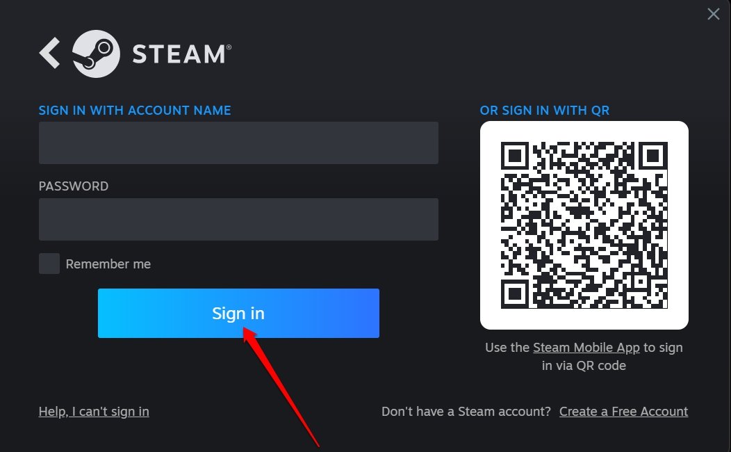 se connecter au compte Steam