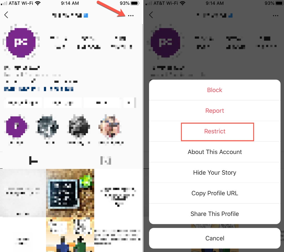 Come limitare un utente su Instagram - Instagram Restrict vs. Block