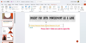 リンクとしてPDFファイルを挿入