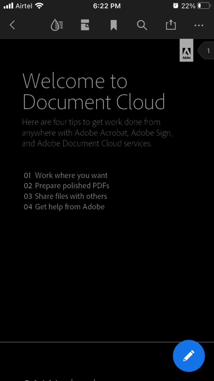6 - Mode sombre appliqué sur l'appareil iOS
