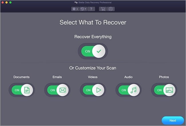 Logiciel de récupération pour macOS