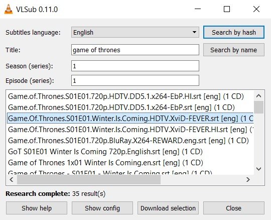 Sottotitoli VLC Online