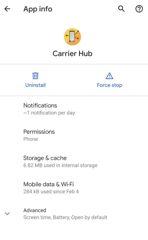 Cancella cache e dati - Cos'è l'elaborazione delle richieste di Apphub e come risolverlo?