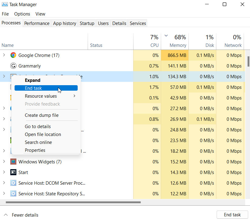 Forza la chiusura di uTorrent