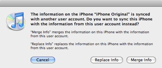 Transférer l'iPod touch d'un PC vers un Mac
