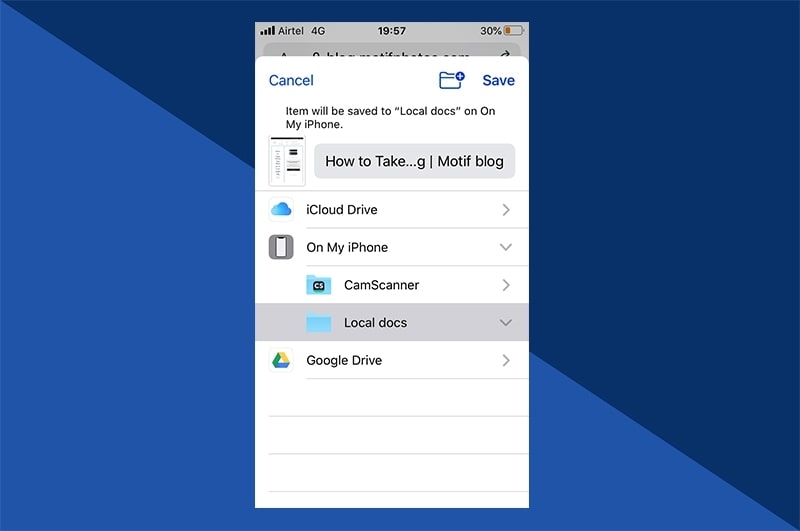 Wie man auf dem iPhone in PDF druckt?