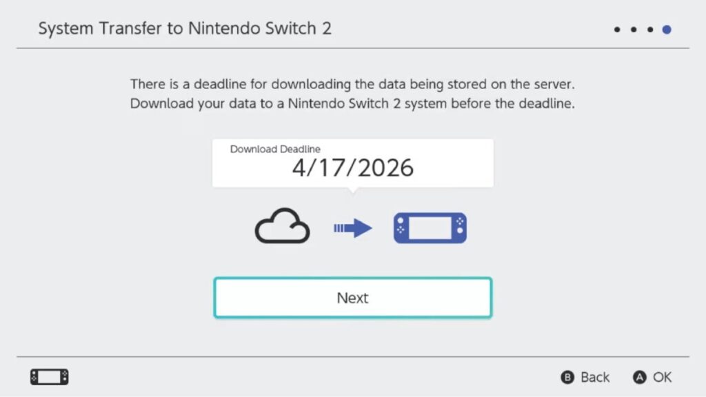 Transferir Dados do Nintendo Switch para o Switch 2