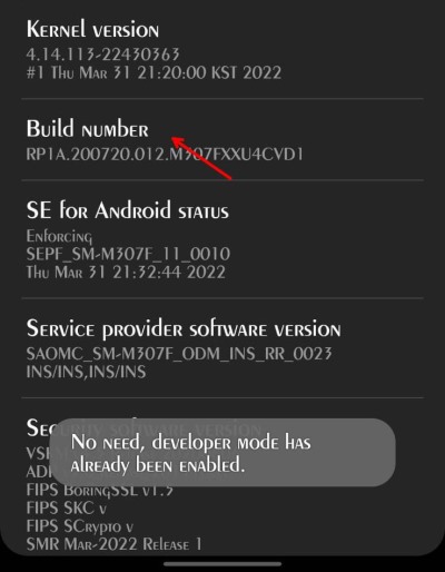 ativar opções de desenvolvedor android