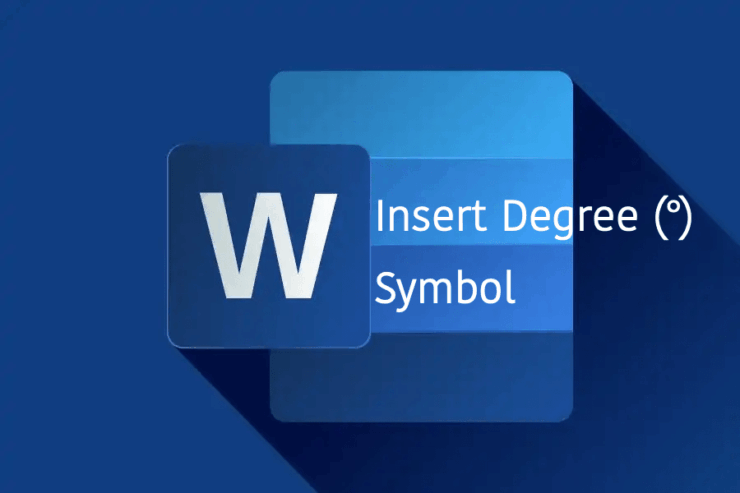 Insérer le symbole de degré dans Microsoft Word