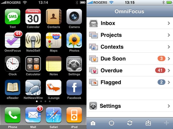 iPhone Gems: OmniFocus, eReader, Urbanspoon, Instapaper, Fring + Cocktails