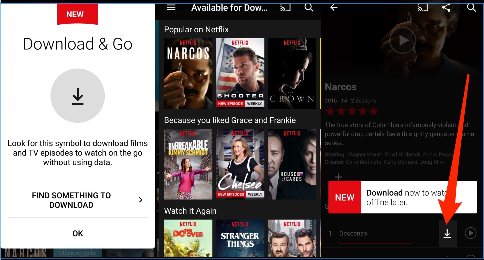 NetflixダウンローダーオフラインAndroid