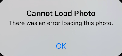 iPhone 写真を読み込めません