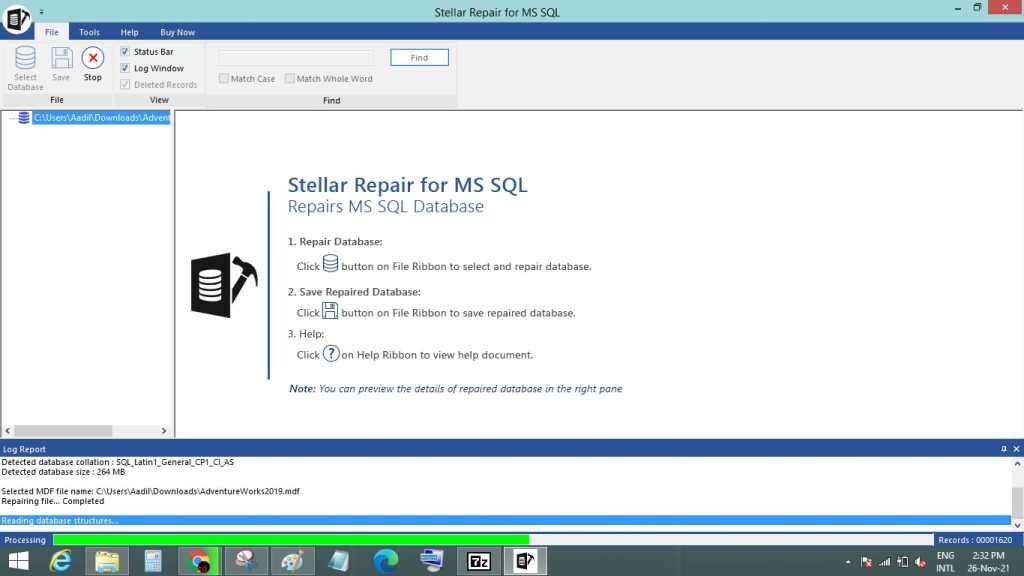 Stellar Repair for MS SQL Review
