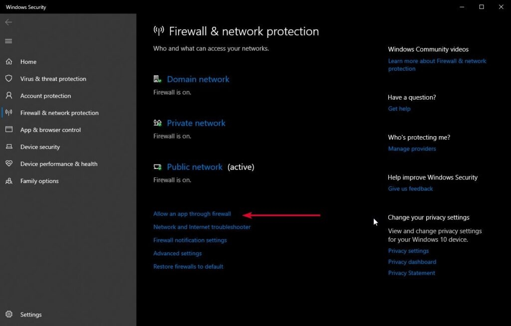 Proteção de Firewall e rede - Erro ‘Não é possível iniciar o Drive para Desktop’