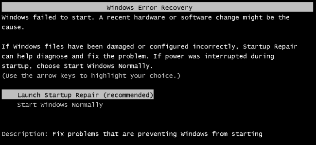 Windows non è riuscito ad avviarsi. Una recente modifica hardware o software potrebbe aver causato il problema dopo aver installato Windows