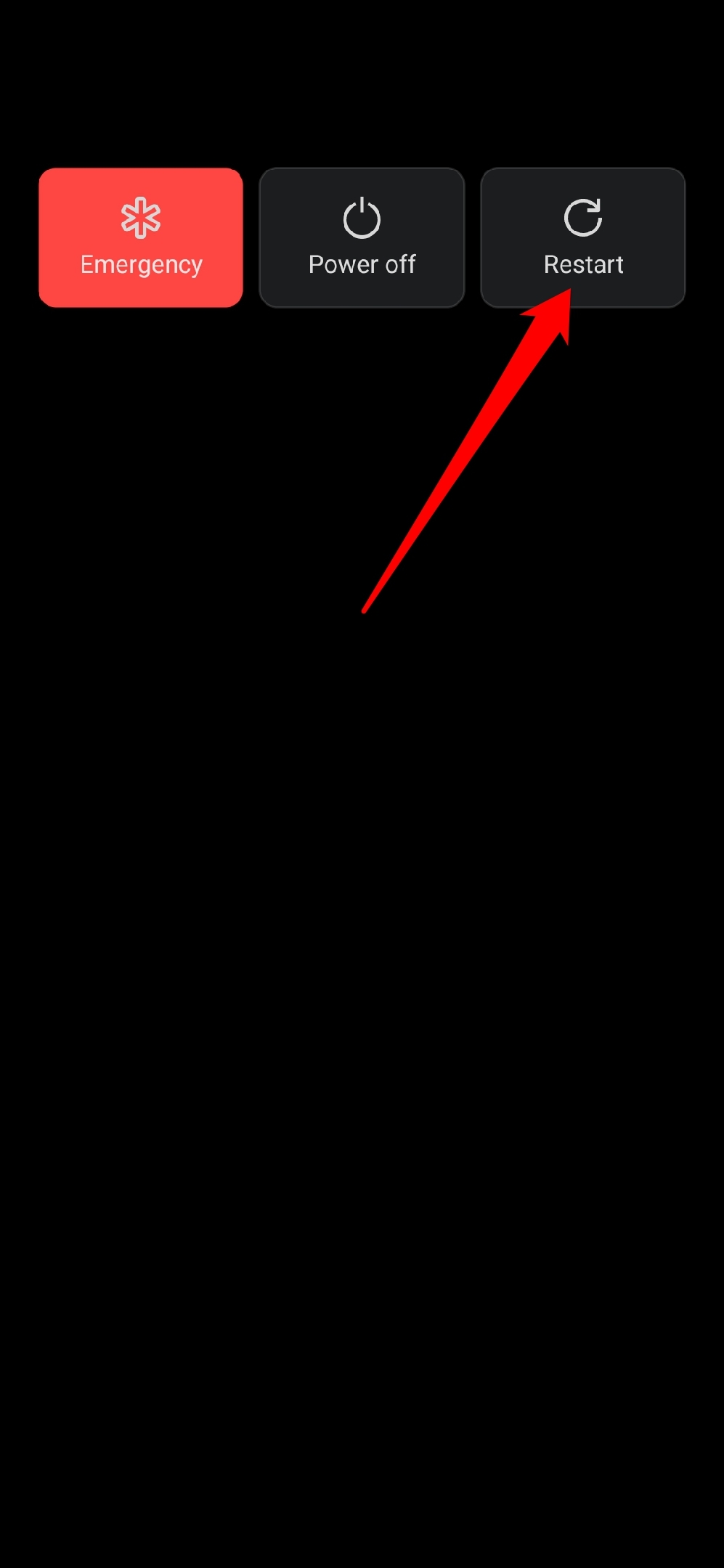 Androidデバイスを再起動