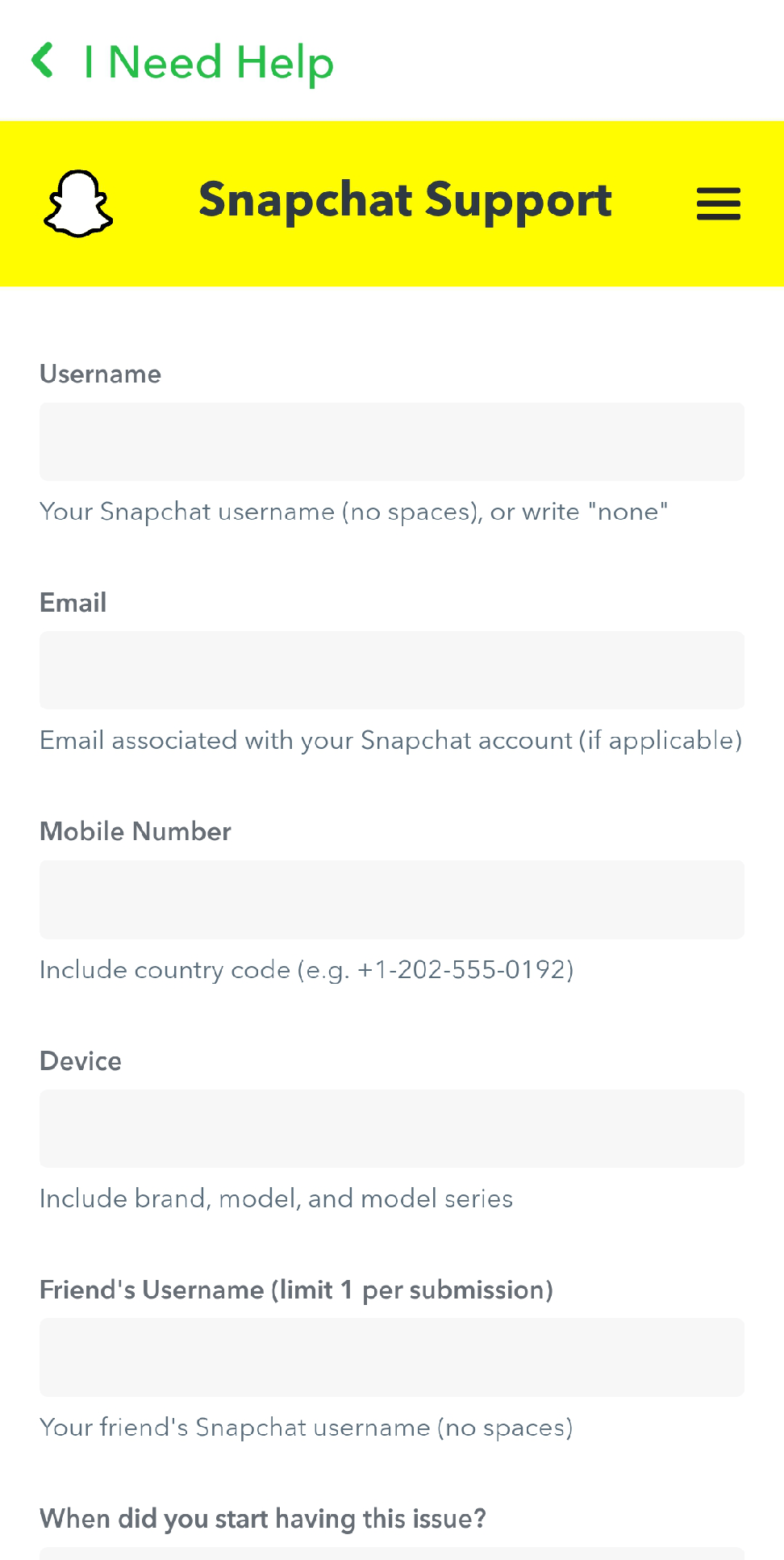 Las rachas de Snapchat no se actualizan