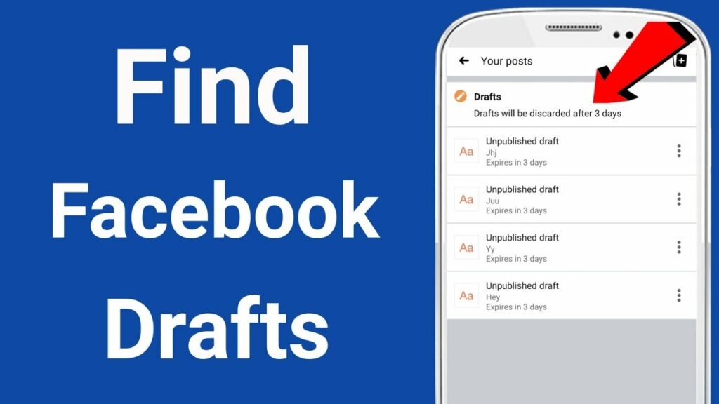 ¿Cómo encontrar borradores de Facebook en PC/Móvil?