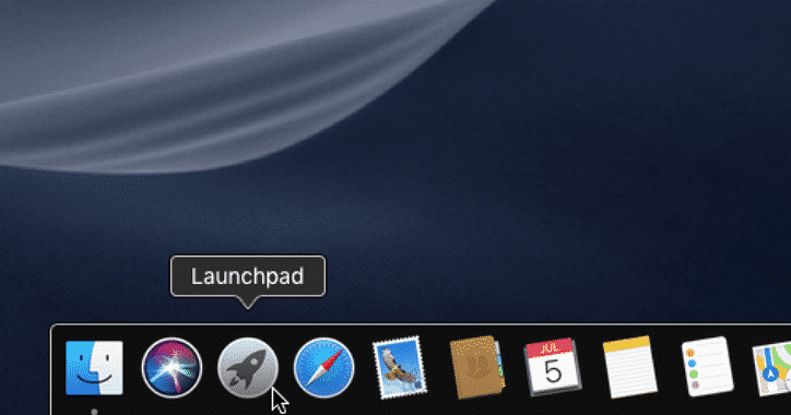 PC에서 iMessage에 접근하기 위한 macOS Mojave의 런치패드