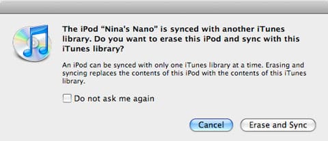 Utiliser un iPod sur plus d'un ordinateur