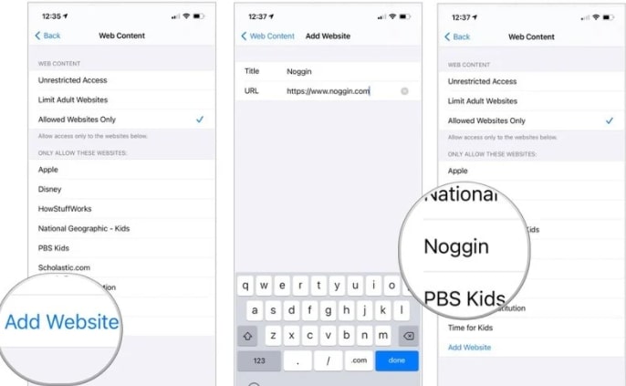 Safariブラウザでウェブサイトをブロックする方法